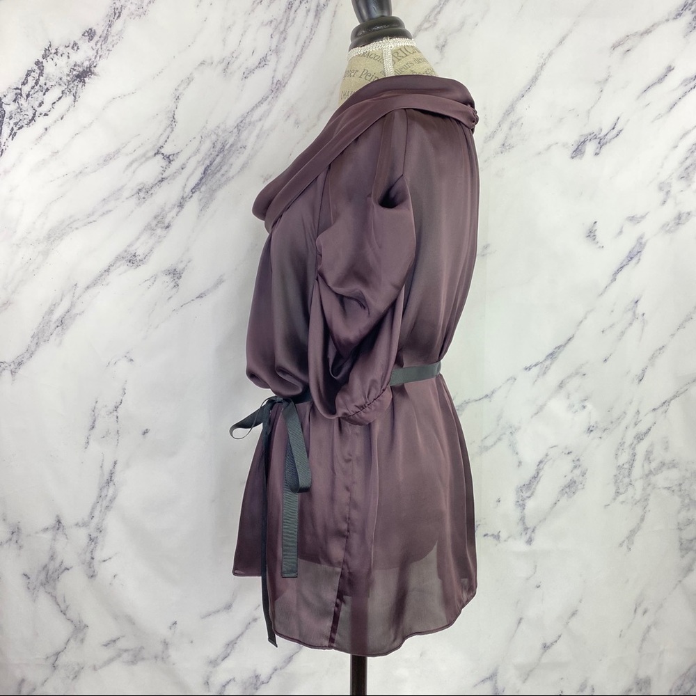 BCBGMaxAzria Pleated Blouse - Picture 4 of 5